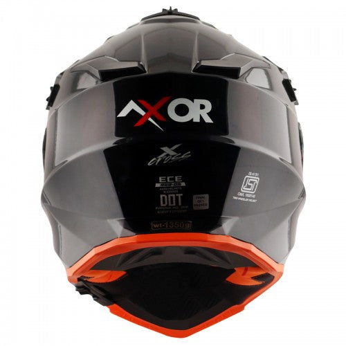 X-Cross Dual Visor SC/ Black Orange - Premium  from AXOR - Just Rs. 6983! Shop now at Sparewick