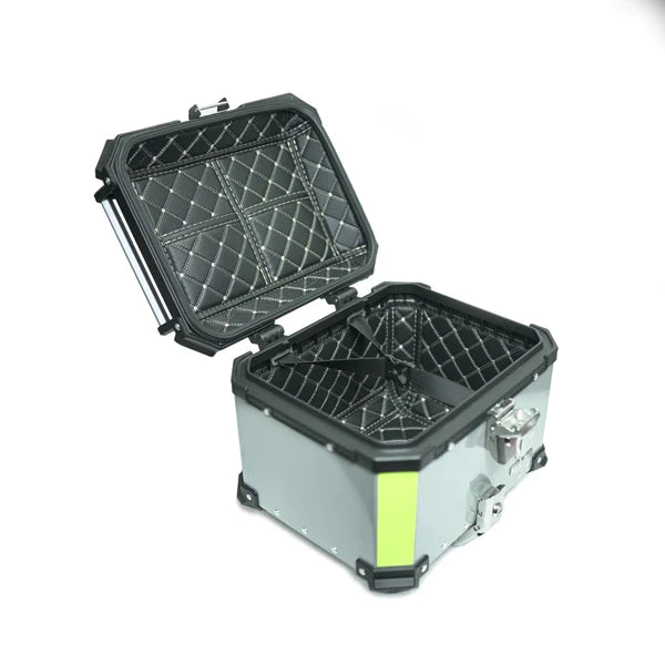 Sparewick - Aluminium Top Box (45 Litres) Silver | Sparewick