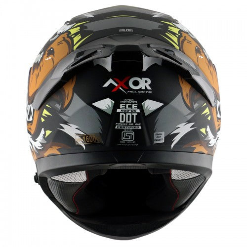 Apex Falcon/ Dull Black Grey - Premium  from AXOR - Just Rs. 4650! Shop now at Sparewick