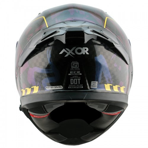 Apex Carbon Big Checks/ Gloss Carbon Neon Yellow - Premium  from AXOR - Just Rs. 11250! Shop now at Sparewick