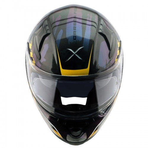 AXOR - Apex Carbon Small Checks/ Gloss Carbon Neon Yellow | Sparewick