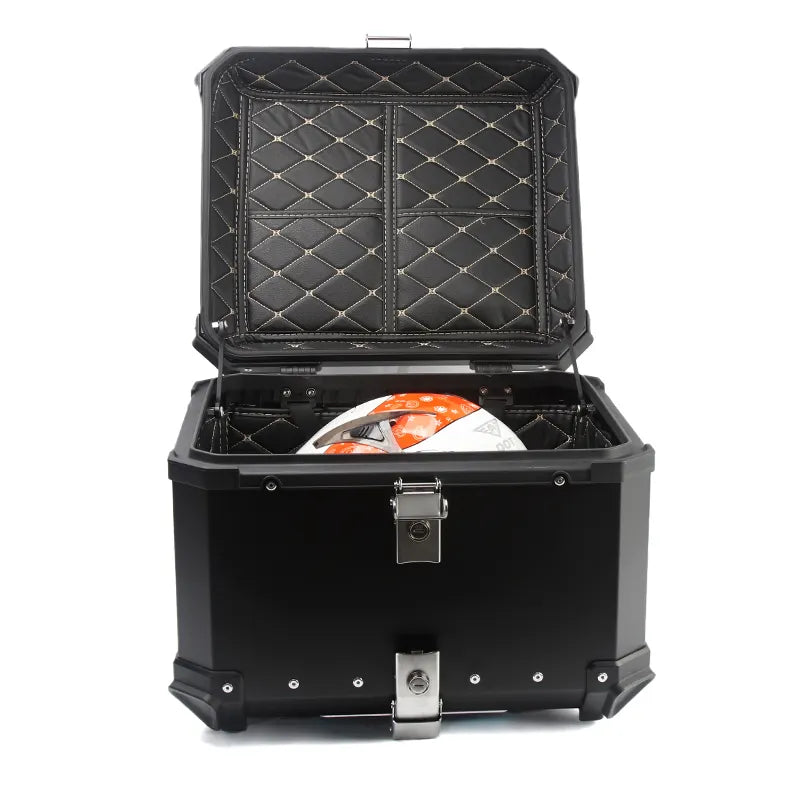 Sparewick - Aluminium Panniers - Set of 3 (Top box 46 Litres and Side 38 Litres Each ) Black | Sparewick