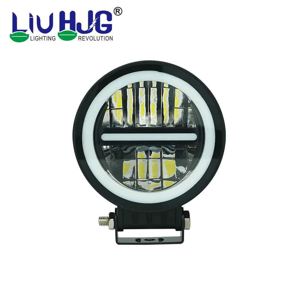 Sparewick Auxiliary Lights- HJG Round Foglamp with Blue Drl (6 Months Guarantee) | Sparewick