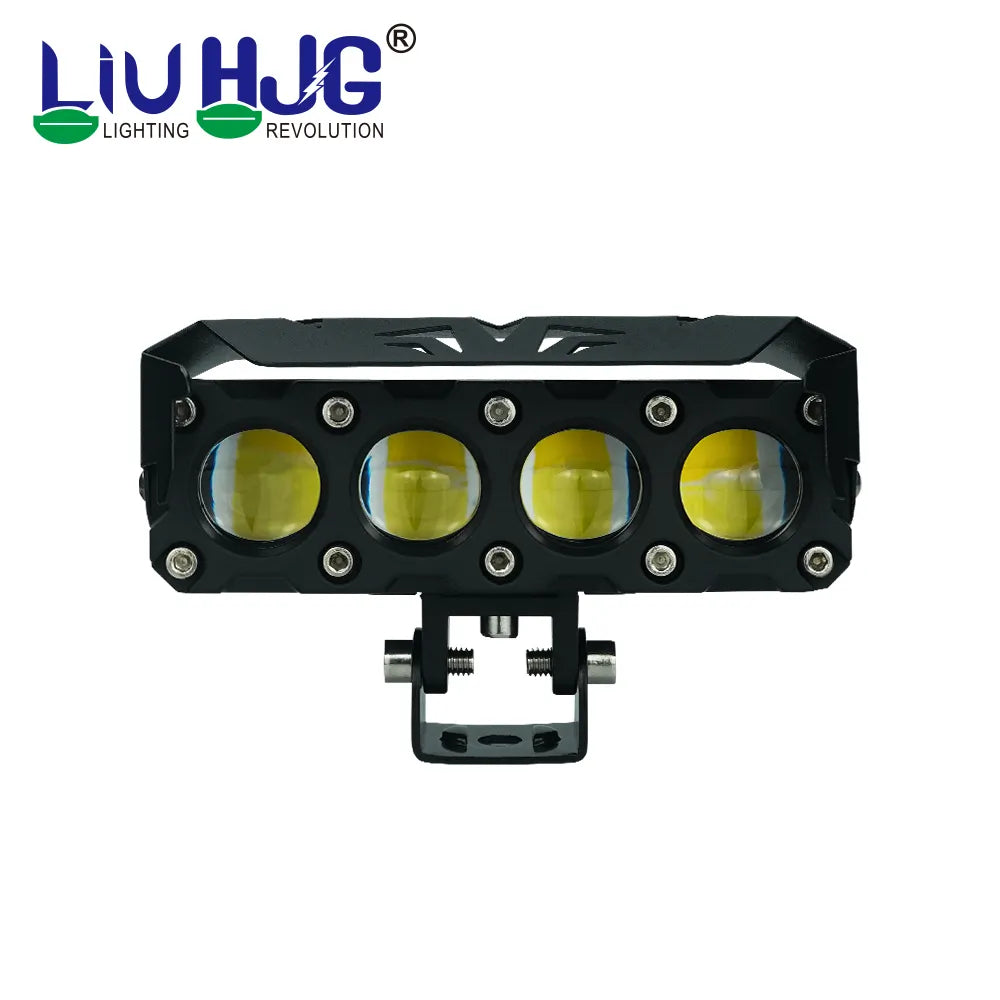 Sparewick Auxiliary Lights- HJG 4 Lens (White+Yellow) 6 Months Guarantee | Sparewick
