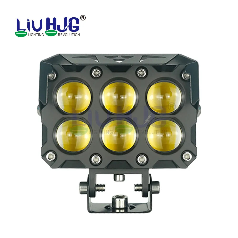 HJG Auxiliary Lights- HJG 6 Led Projector Dual Color(White+Yellow) | Sparewick