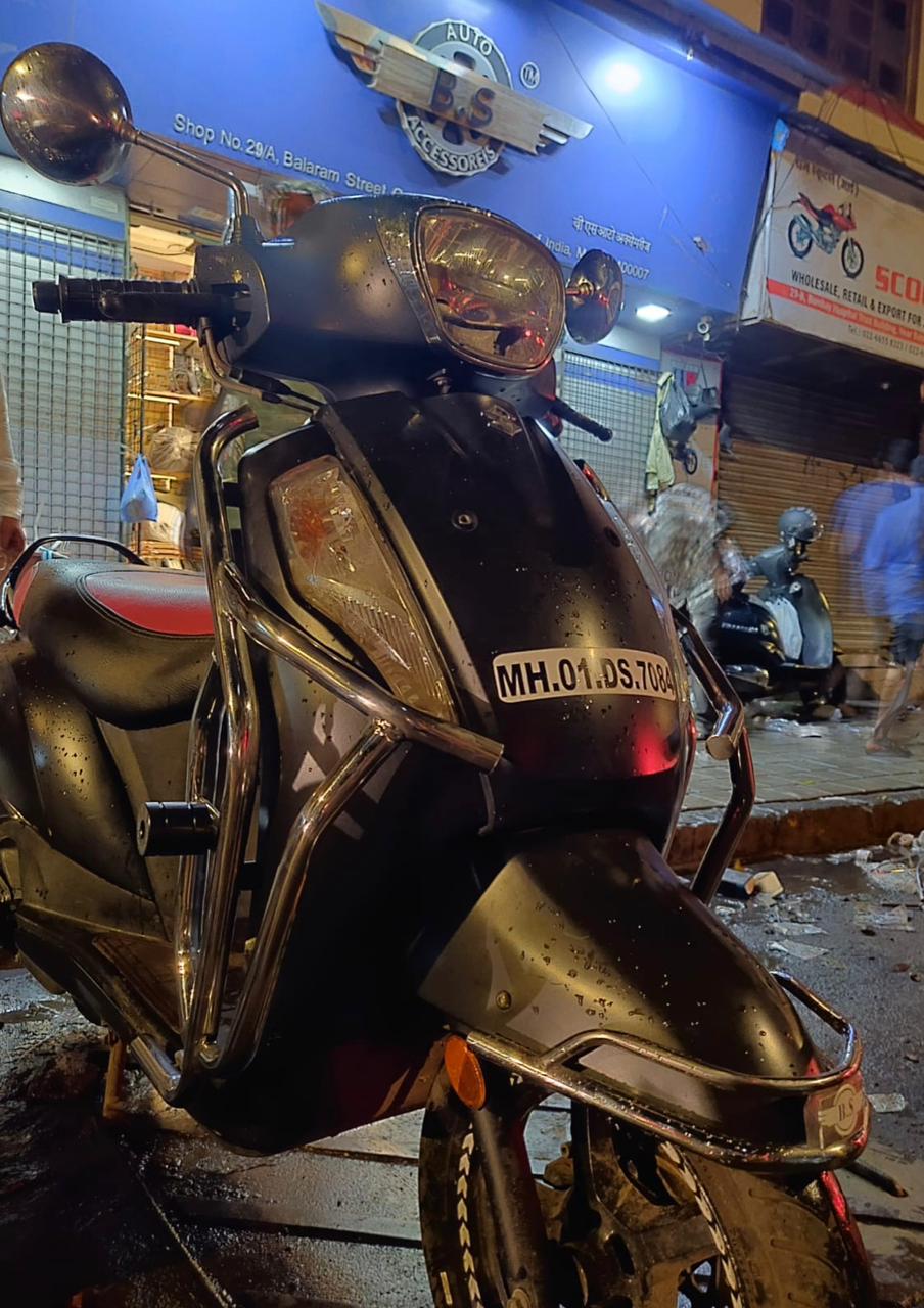 BS - Suzuki Access Crash Guard/ Stainless Steel (Chrome) | Sparewick