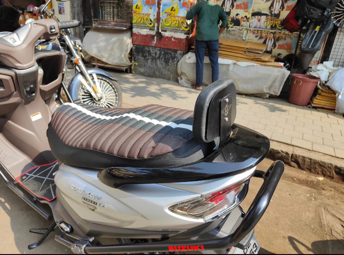 Suzuki Burgman Backrest - SS - Premium  from Sparewick - Just Rs. 1100! Shop now at Sparewick