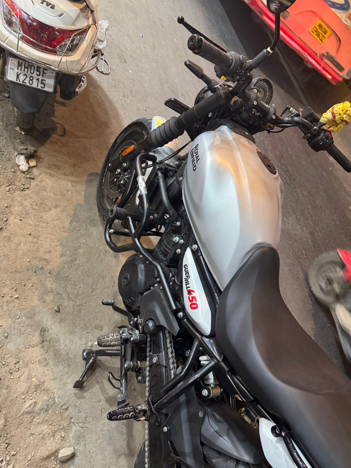 BS - Royal Enfield Guerrilla 450 Crash Guard | Sparewick