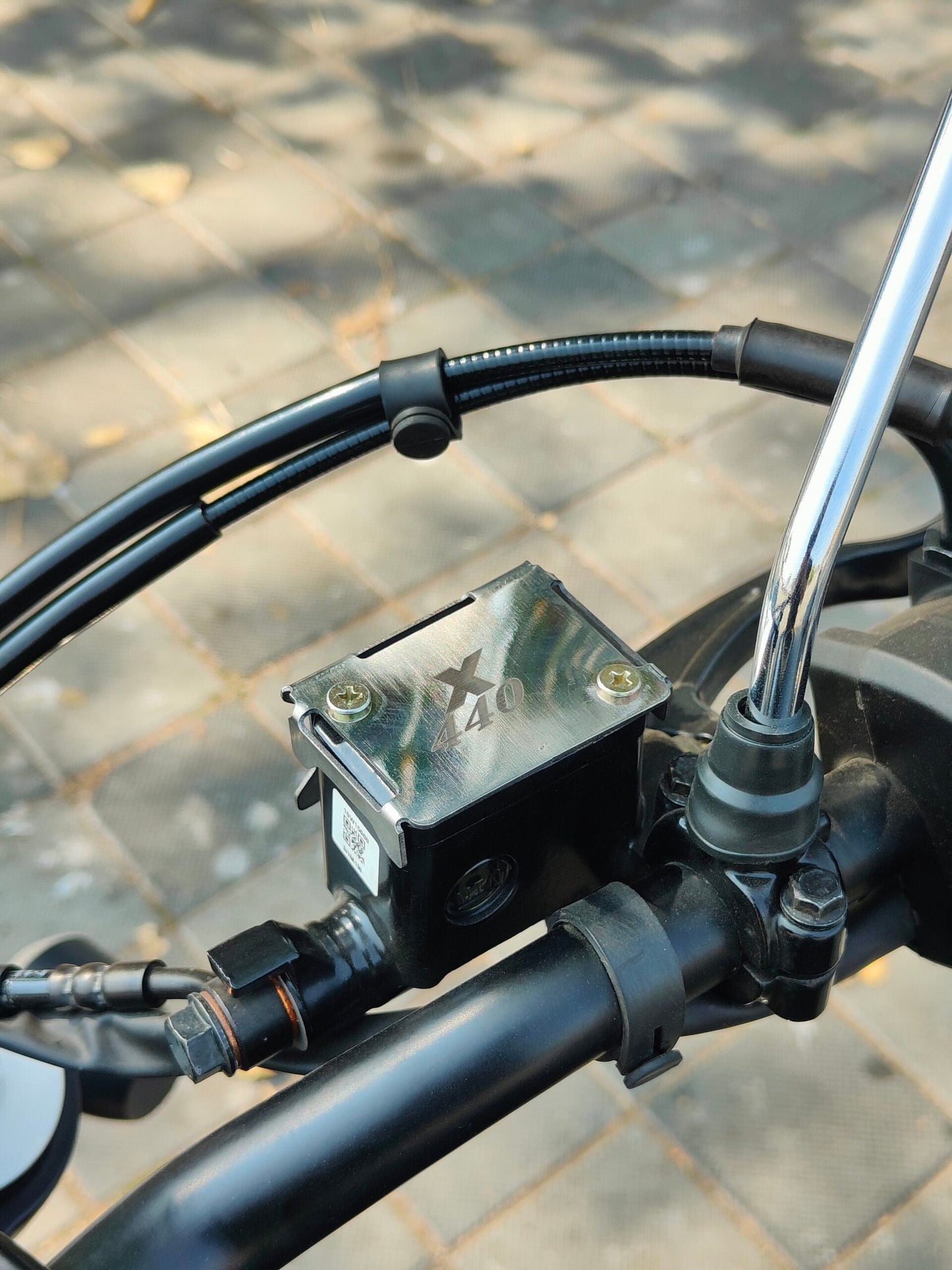 Sparewick - Harley X440 Master Cylinder Cap (SS) Chrome | Sparewick