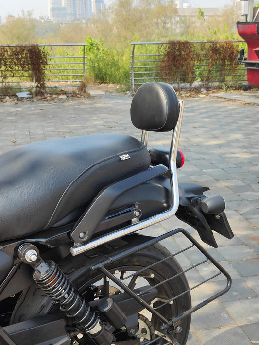 Harley X440 Backrest (Stainless Steel) Chrome - Premium  from Sparewick - Just Rs. 3100! Shop now at Sparewick