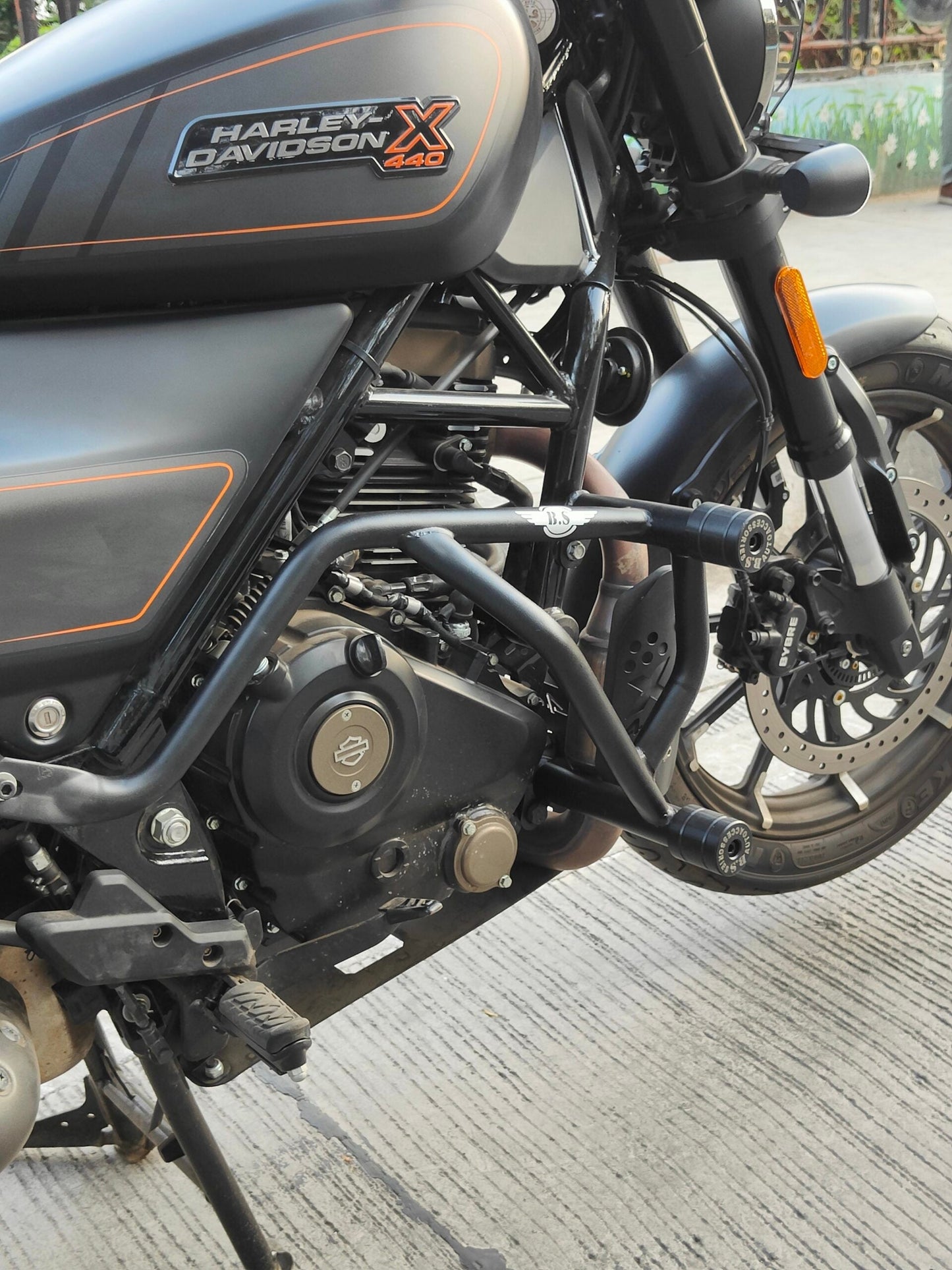 Harley Davidson X440 Crash Guard (Stainless Steel) Black - Premium  from Sparewick - Just Rs. 4500! Shop now at Sparewick