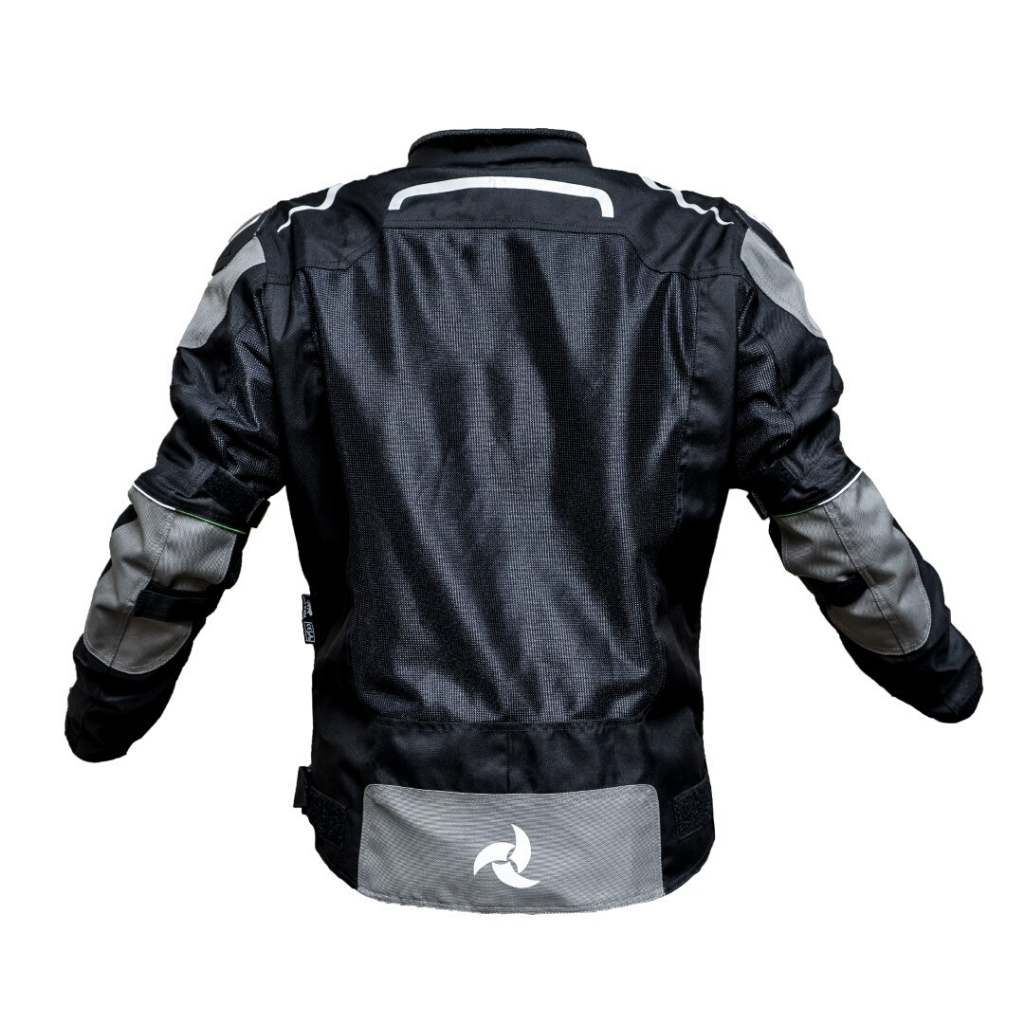 Raida Kavac Motorcycle Jacket/ Grey-Black - Premium  from Raida - Just Rs. 8250! Shop now at Sparewick