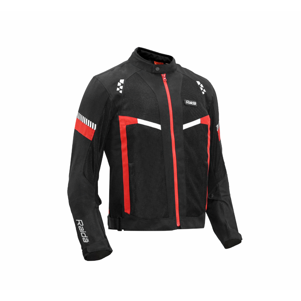 Raida BOLT Motorcycle Jacket/ Red - Premium  from Raida - Just Rs. 5950! Shop now at Sparewick