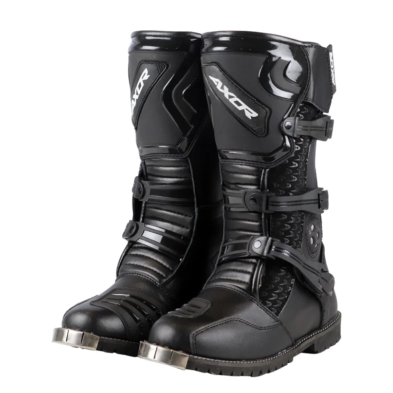 Axor Kaza Riding Boots/ Black - Premium  from AXOR - Just Rs. 10400! Shop now at Sparewick