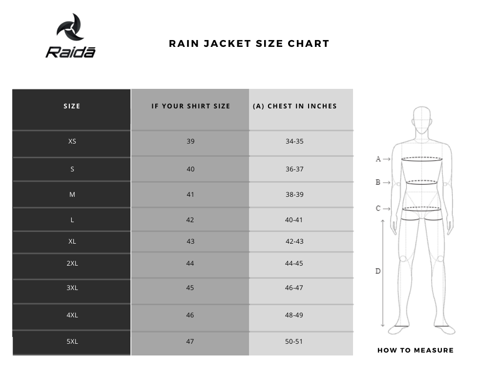 Raida Rain Jacket- Black - Premium  from Raida - Just Rs. 1299! Shop now at Sparewick
