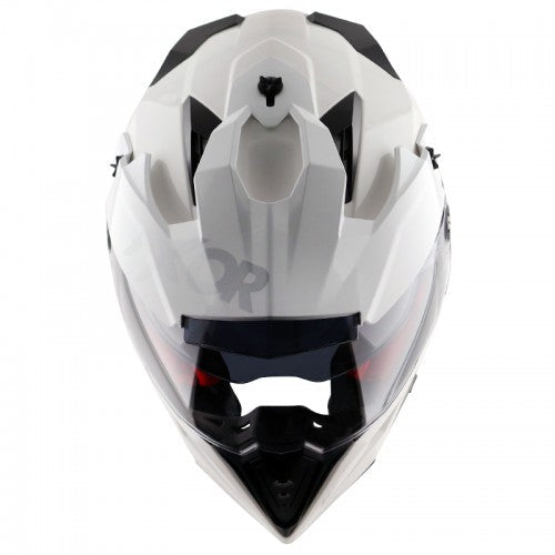 X-Cross Dual Visor SC/ White Red - Premium  from AXOR - Just Rs. 6983! Shop now at Sparewick