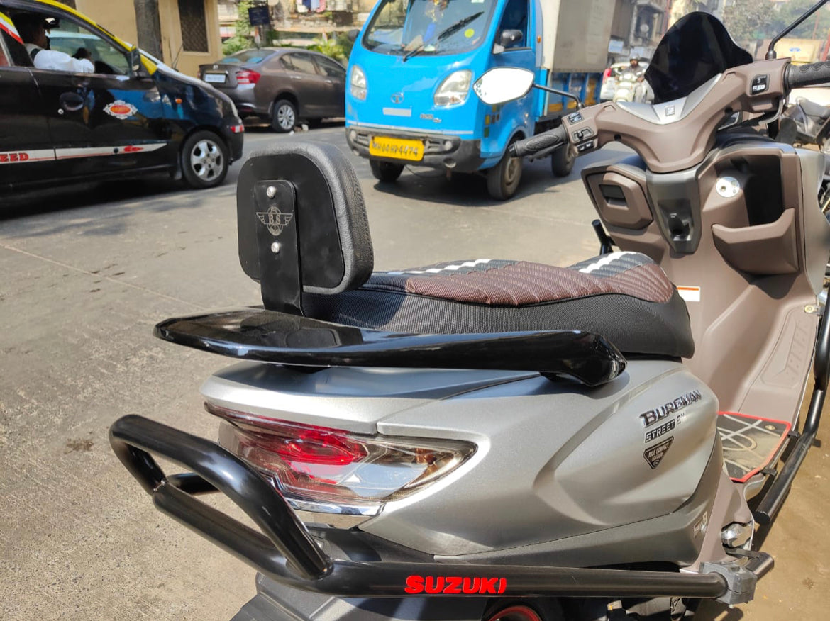 Suzuki Burgman Backrest - SS - Premium  from Sparewick - Just Rs. 1100! Shop now at Sparewick