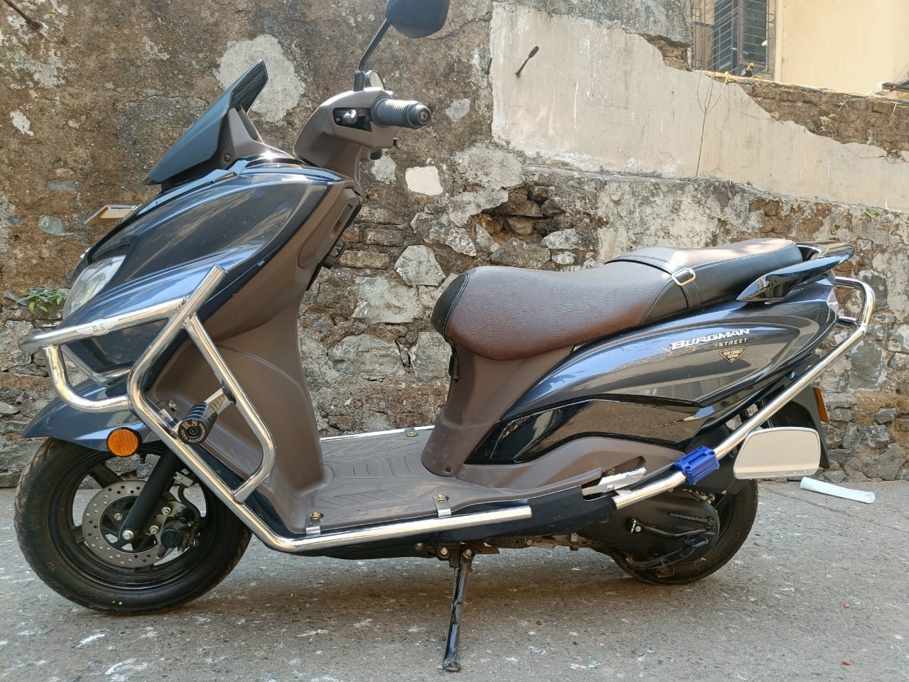 BS BIKE MODELS- Suzuki Burgman Crash Guard (Front and Rear) | Sparewick