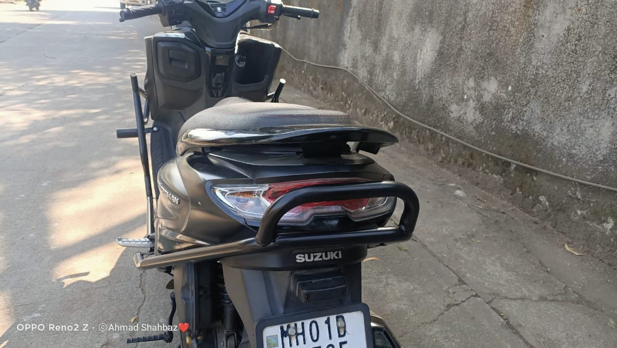 Introducing Mad Over Bikes Suzuki Burgman Crash Guard (Front and Rear