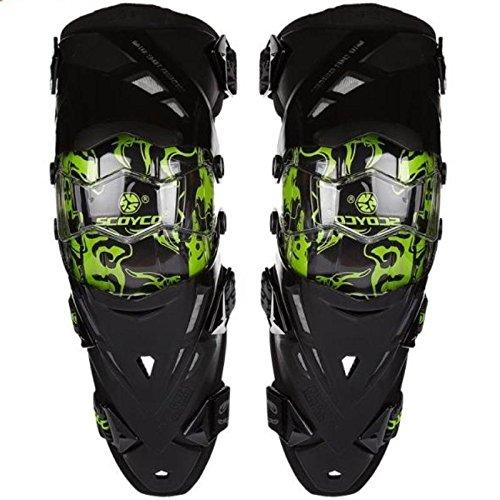 Sparewick Knee & Elbow Guards Safety Gears- Scoyco K12 Knee guard Green | Sparewick