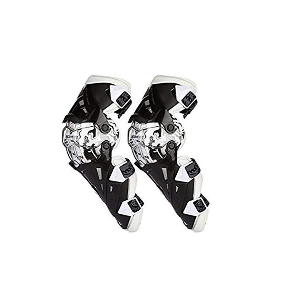 Sparewick Knee & Elbow Guards Safety Gears- Scoyco K12 Knee guard White | Sparewick
