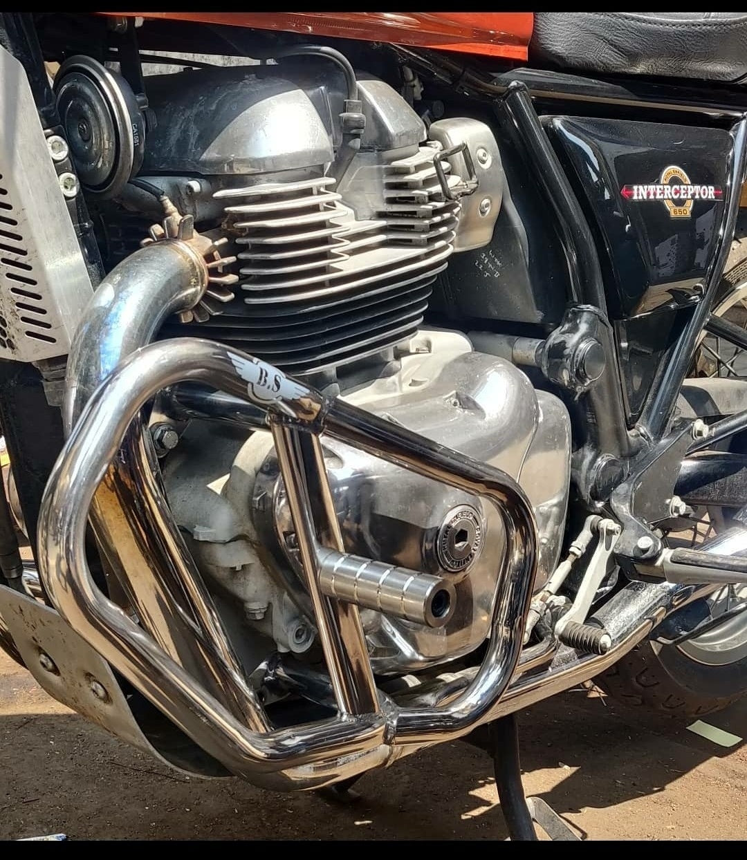 BS - Crash Guard for Interceptor (Stainless Steel - Heavy) | Sparewick