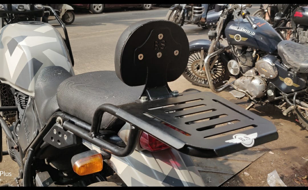 HIMALAYAN BACKREST WITH CARRIER - STAINLESS STEEL - Premium  from SPAREWICK - Just Rs. 3150! Shop now at Sparewick