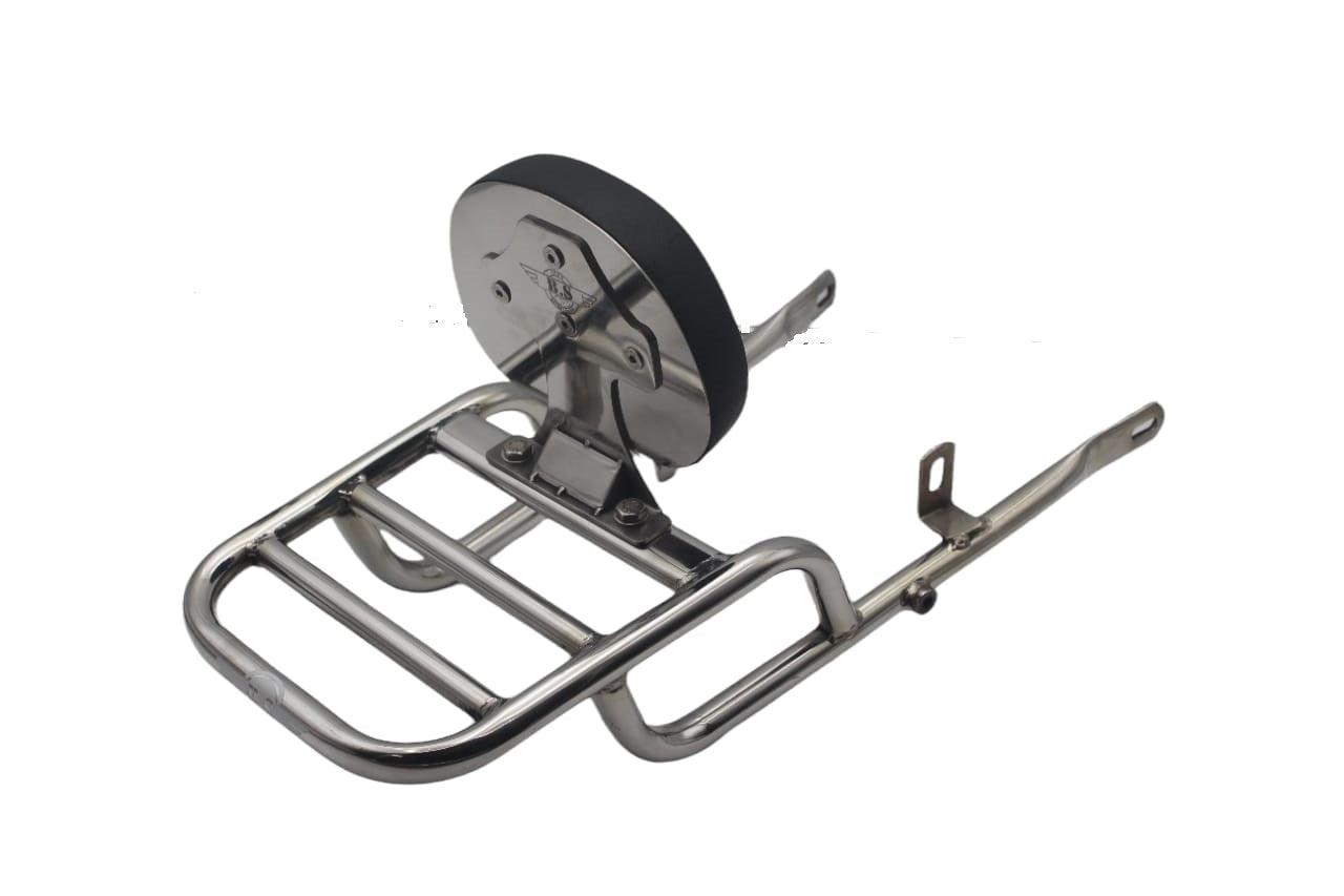 SPAREWICK - HIMALAYAN BACKREST WITH CARRIER - STAINLESS STEEL | Sparewick