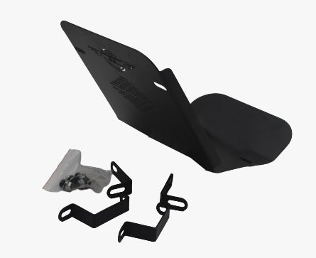 sparewick - ROYAL ENFIELD INTERCEPTOR BASH PLATE (STAINLESS STEEL) BLACK | Sparewick