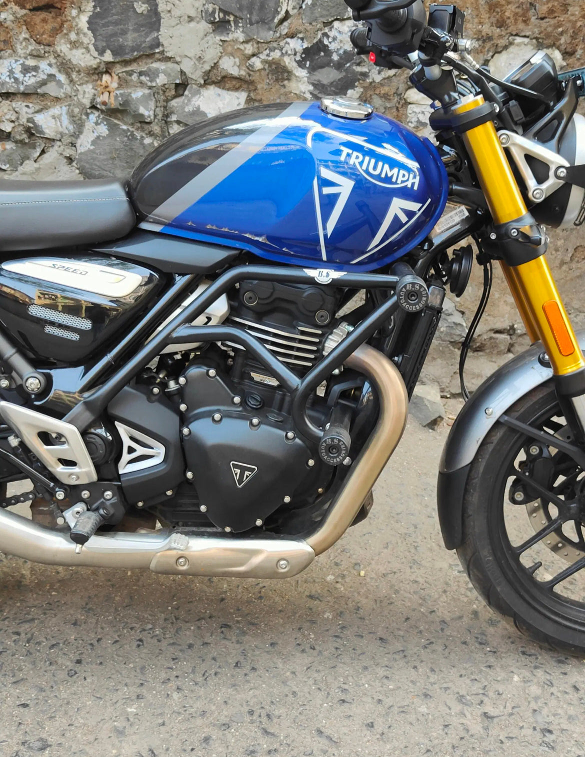 BS - Triumph Speed 400 Crash Guard | Sparewick