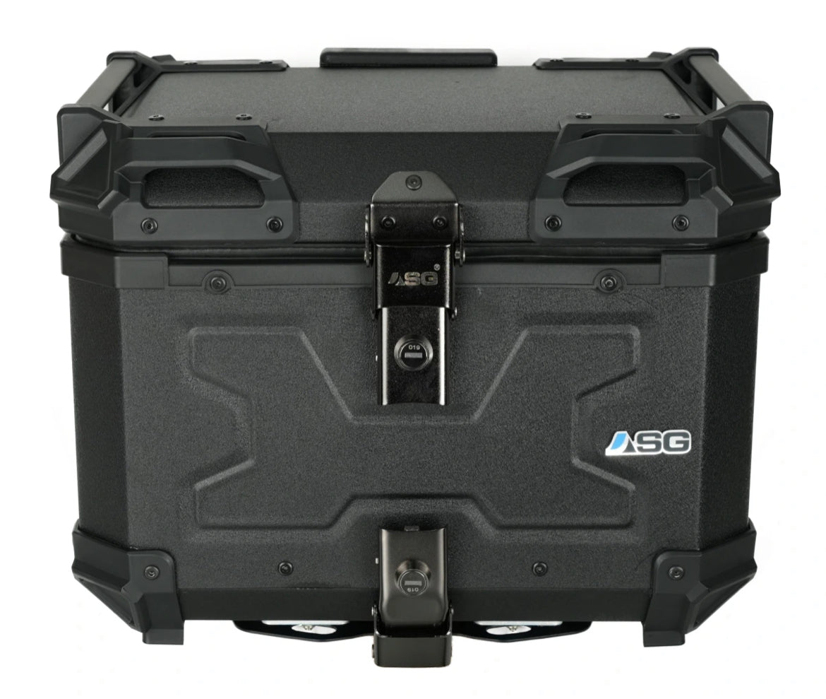 Sparewick - Asg Aluminium Top Box 45 Litres (Sand Gray) | Sparewick