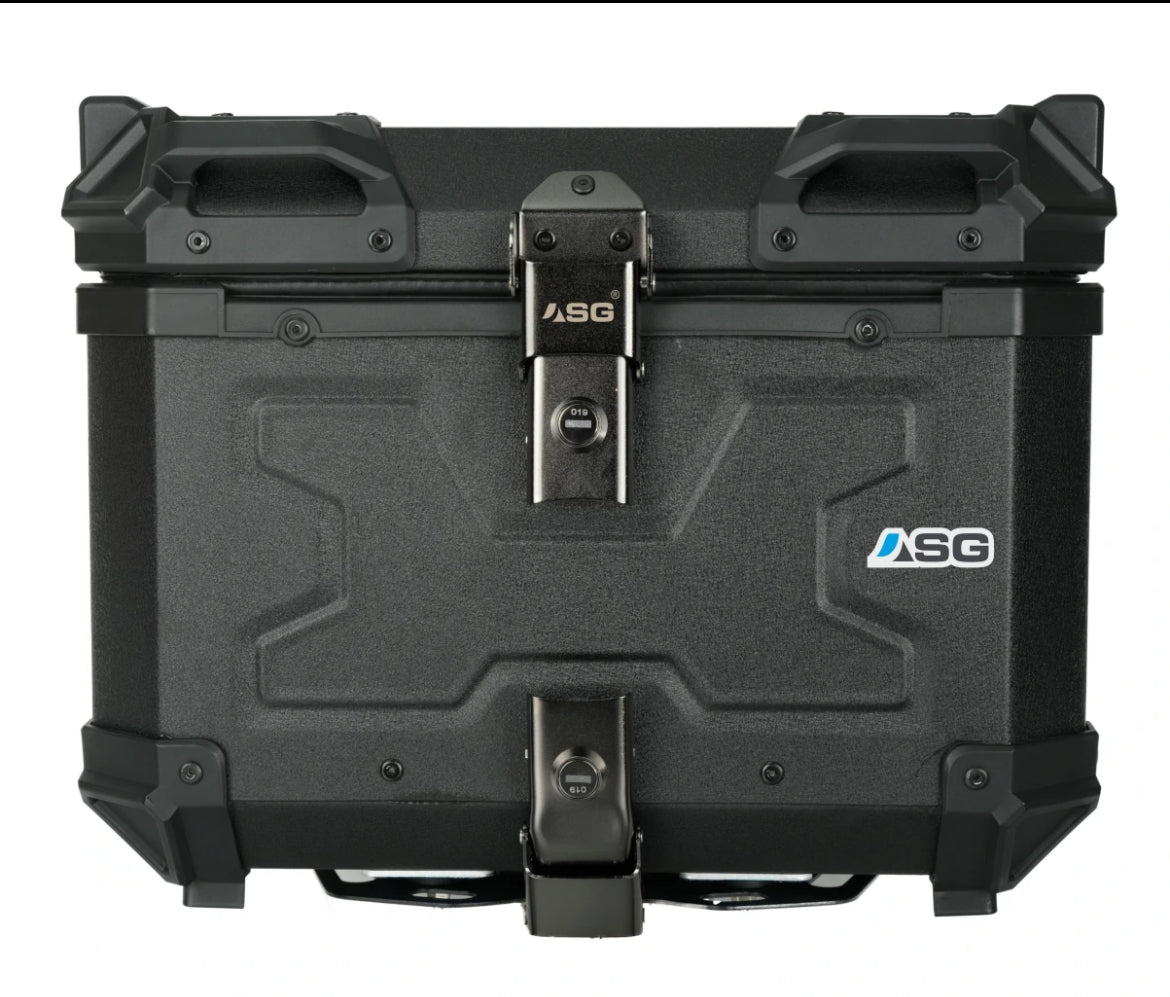 Sparewick - Asg Aluminium Top Box 45 Litres (Sand Gray) | Sparewick