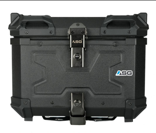 Sparewick - Asg Aluminium Top Box 45 Litres (Sand Gray) | Sparewick