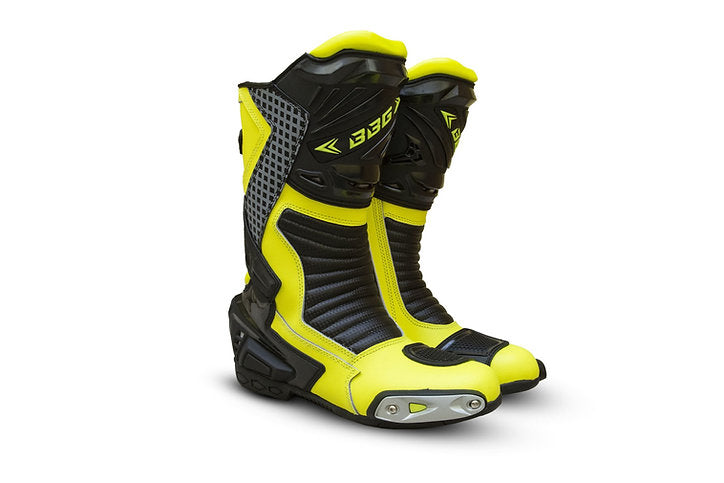 BBG Calf Boot/ Neon - Premium  from Biking Brotherhood - Just Rs. 12100! Shop now at Sparewick