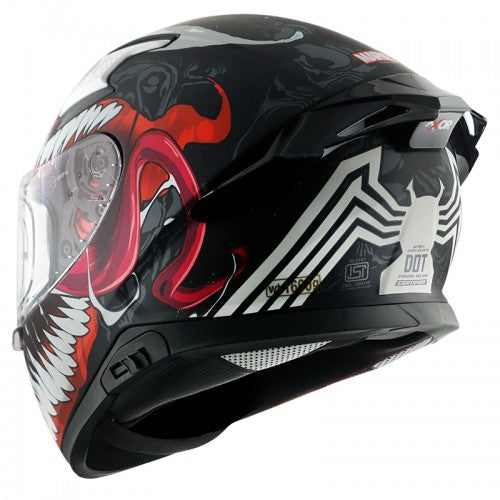 Apex Marvel Venom/ Dull Black Red - Premium  from AXOR - Just Rs. 6500! Shop now at Sparewick