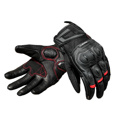 Raida AirWave Motorcycle Gloves/ Red - Premium  from Raida - Just Rs. 3350! Shop now at Sparewick