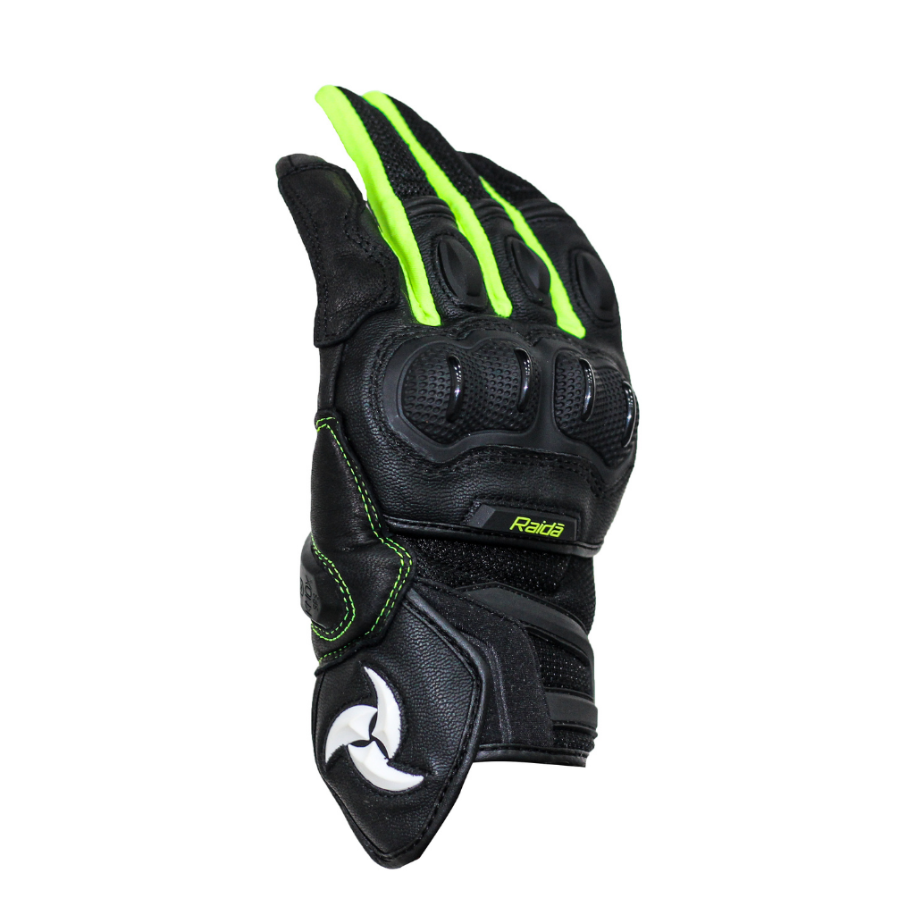 Raida AirWave Motorcycle Gloves/ Hi-Viz - Premium  from Raida - Just Rs. 3350! Shop now at Sparewick