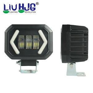 HJG Drl Foglight with Yellow+White Indicators - Premium Auxiliary Lights from Sparewick - Just Rs. 2900! Shop now at Sparewick