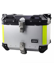 Load image into Gallery viewer, JDR Aluminium Top Box with Backrest (46 Litres)/  Silver
