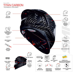 SMK Titan Carbon Nero GL256 (Glossy)