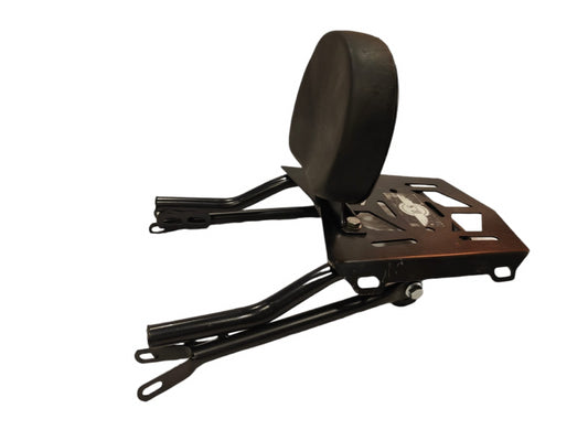 Backrest with Carrier For Benelli Imperiale 400 (Stainless Steel) - Premium  from Sparewick - Just Rs. 3600! Shop now at Sparewick