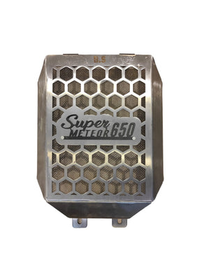 Super Meteor 650 Radiator Guard (Chrome) - Premium  from Sparewick - Just Rs. 1580! Shop now at Sparewick