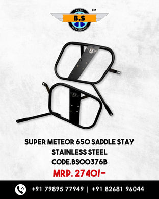 Super Meteor 650 Saddle Stay (Stainless Steel) Blck - Premium  from Sparewick - Just Rs. 2600! Shop now at Sparewick