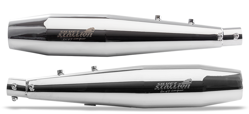 Silver Stallion Performance Exhausts- RE Twins- Interceptor/ GT-650- Silver | Sparewick