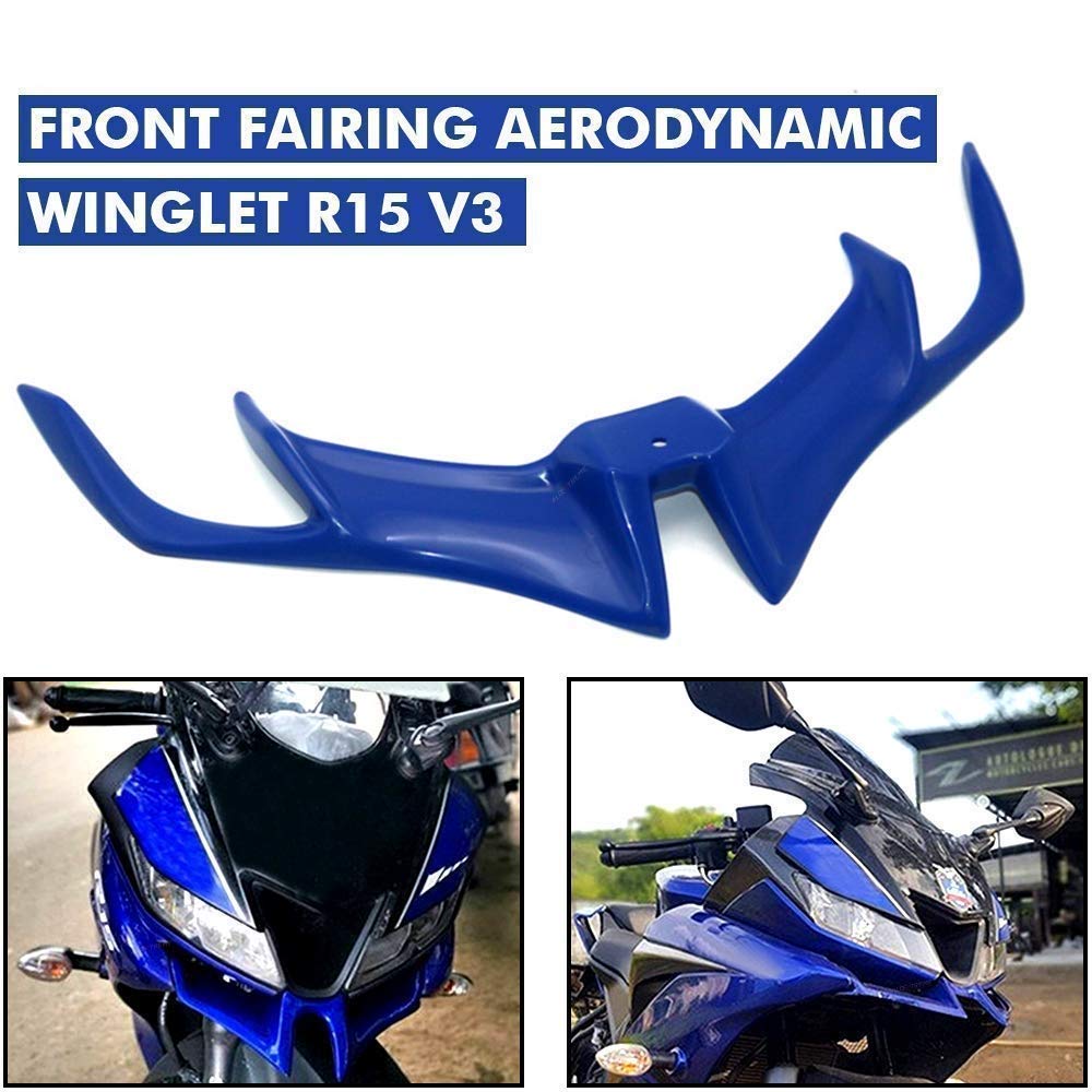 R15 Winglet Type 2 (Blue) - Premium Accessories from Sparewick - Just Rs. 280! Shop now at Sparewick