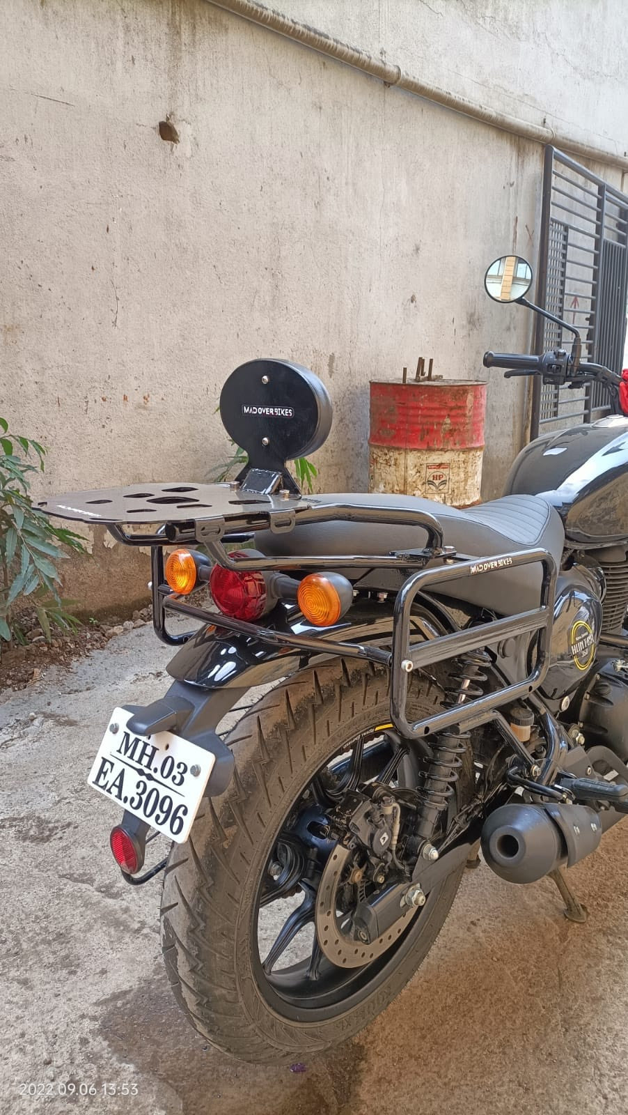 SPAREWICK BIKE MODELS- Royal Enfield Hunter Top Rack with Carrier | Sparewick