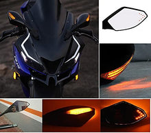 Load image into Gallery viewer, MIRRORS WITH LIGHT FOR ALL FEARING BIKES (UNIVERSAL FITTING)
