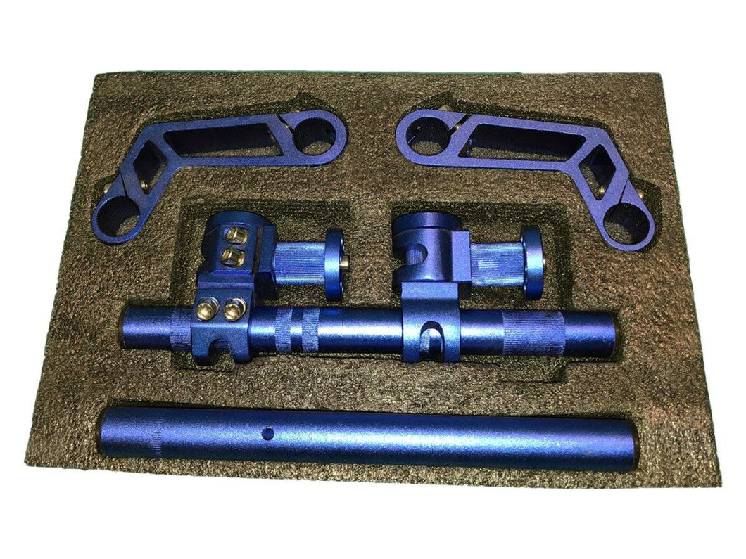 4 Piece Universal Adjustable Handle(Blue) - Sparewick