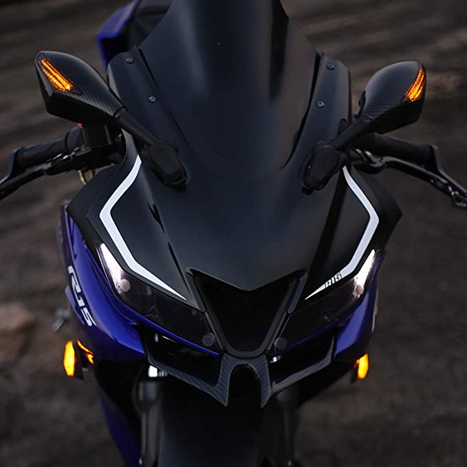 Yamaha R15 V3 Mirror With Indicator For Bike Sparewick MIRRORS