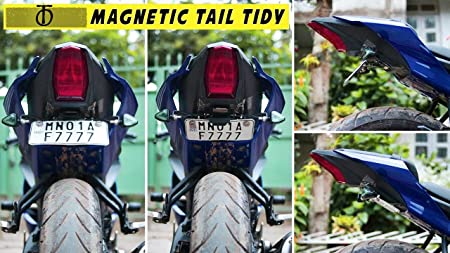 MAGNETIC FOLDING TAIL TIDY (UNIVERSAL FITTING) - Premium Accessories from Sparewick - Just Rs. 790! Shop now at Sparewick